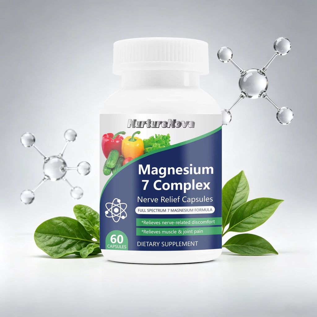 Magnesium 7 Complex Capsules - Muscle Relief |60 Capsules|Dropship