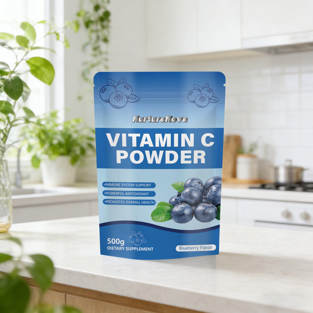 Blueberry Vitamin C Powder - Immune & Antioxidant Support | 500g | Dropship