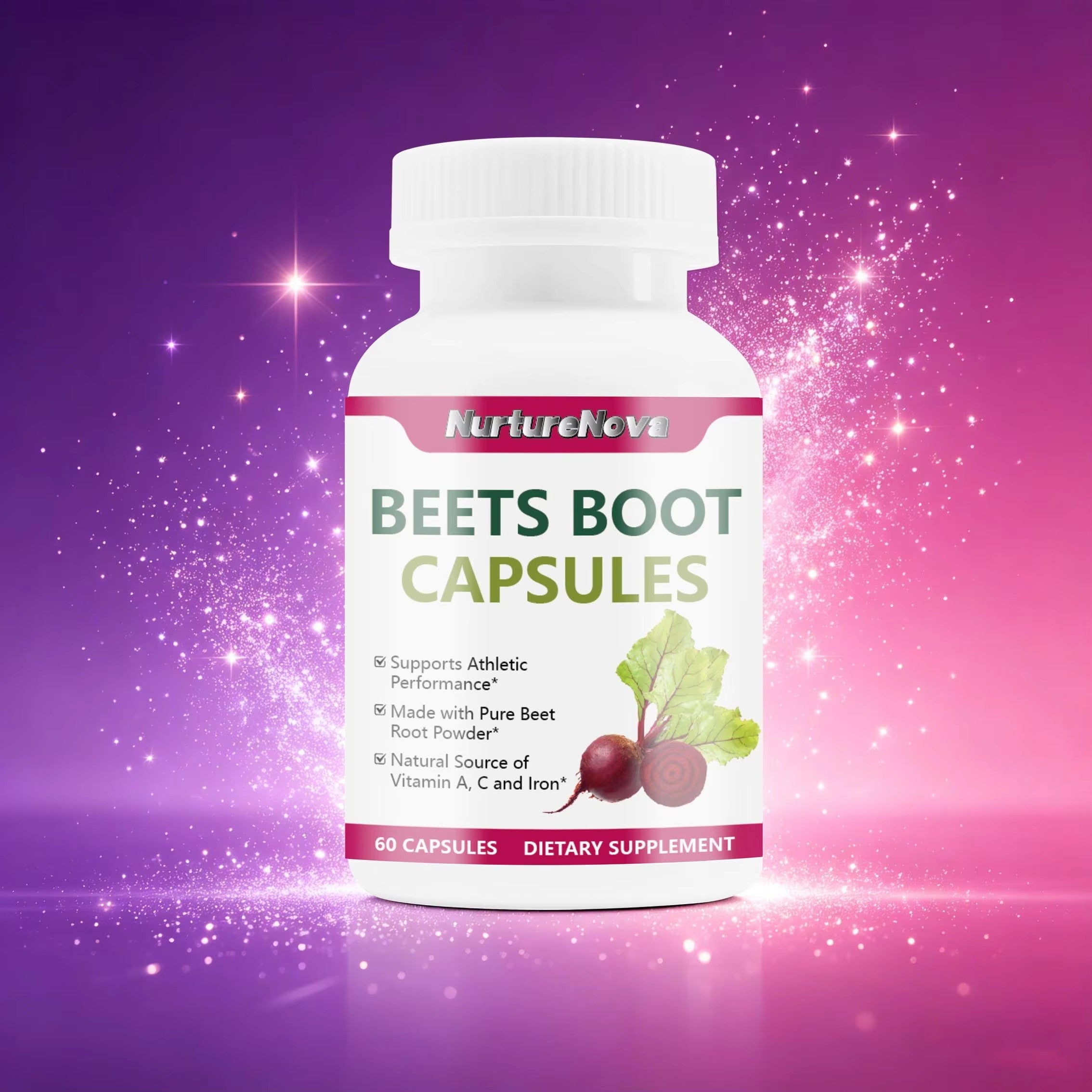 Beet Root Capsules - Nutrient Support |60 Capsules| Dropship
