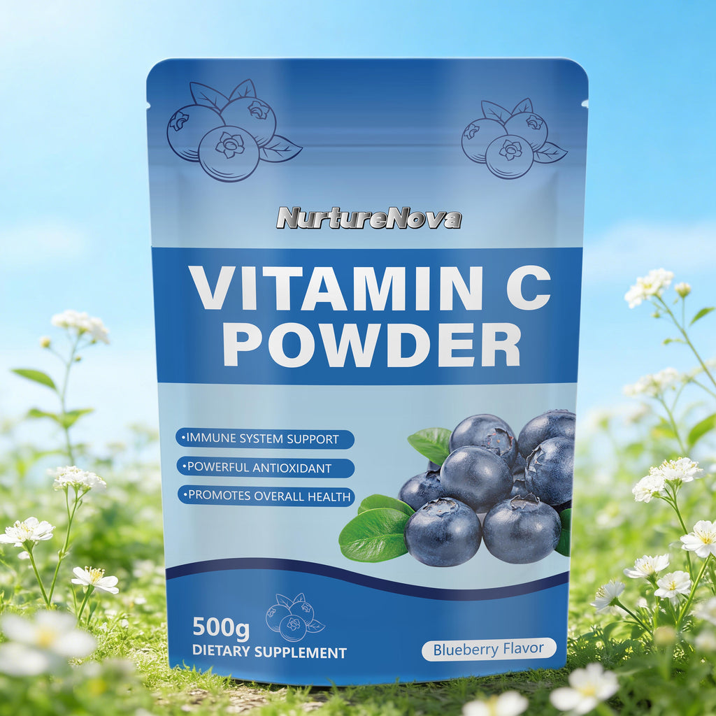 Blueberry Vitamin C Powder - Immune & Antioxidant Support | 500g | Dropship