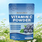 Blueberry Vitamin C Powder - Immune & Antioxidant Support | 500g | Dropship