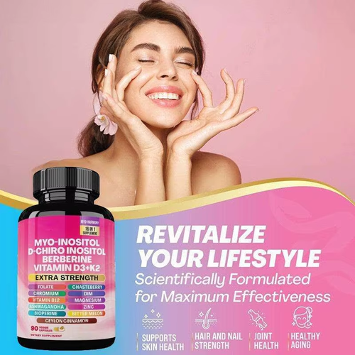 16-in-1 Myo-Inositol Complex Capsules - Women's Hormone Support |90 Count|Dropship