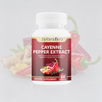 Cayenne Pepper Extract Capsules - Detox Support |60 Capsules| Dropship