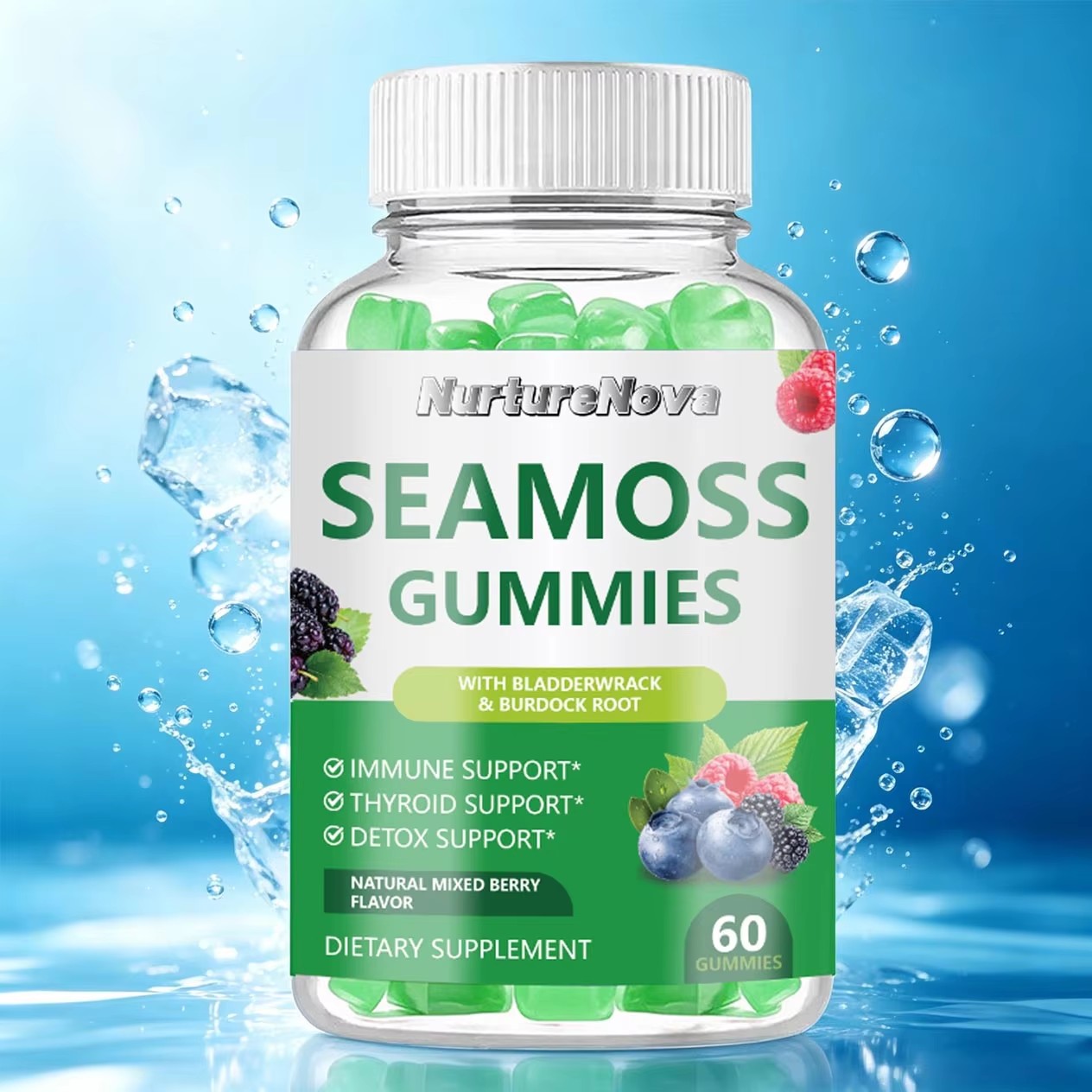 SeaMoss Gummies - Detox Support |60 Gummies| Dropship