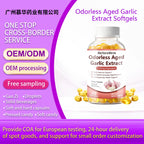 Odorless Aged Garlic Extract Softgels-Support Cardiovascular Health|60ct|Dropship