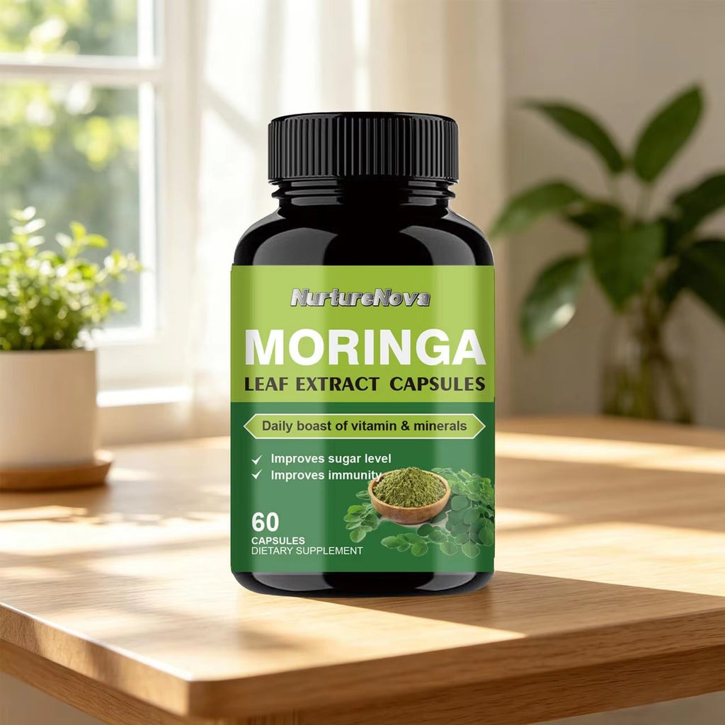 Moringa Capsules - Blood Sugar & Immune Support |60 Capsules|Dropship