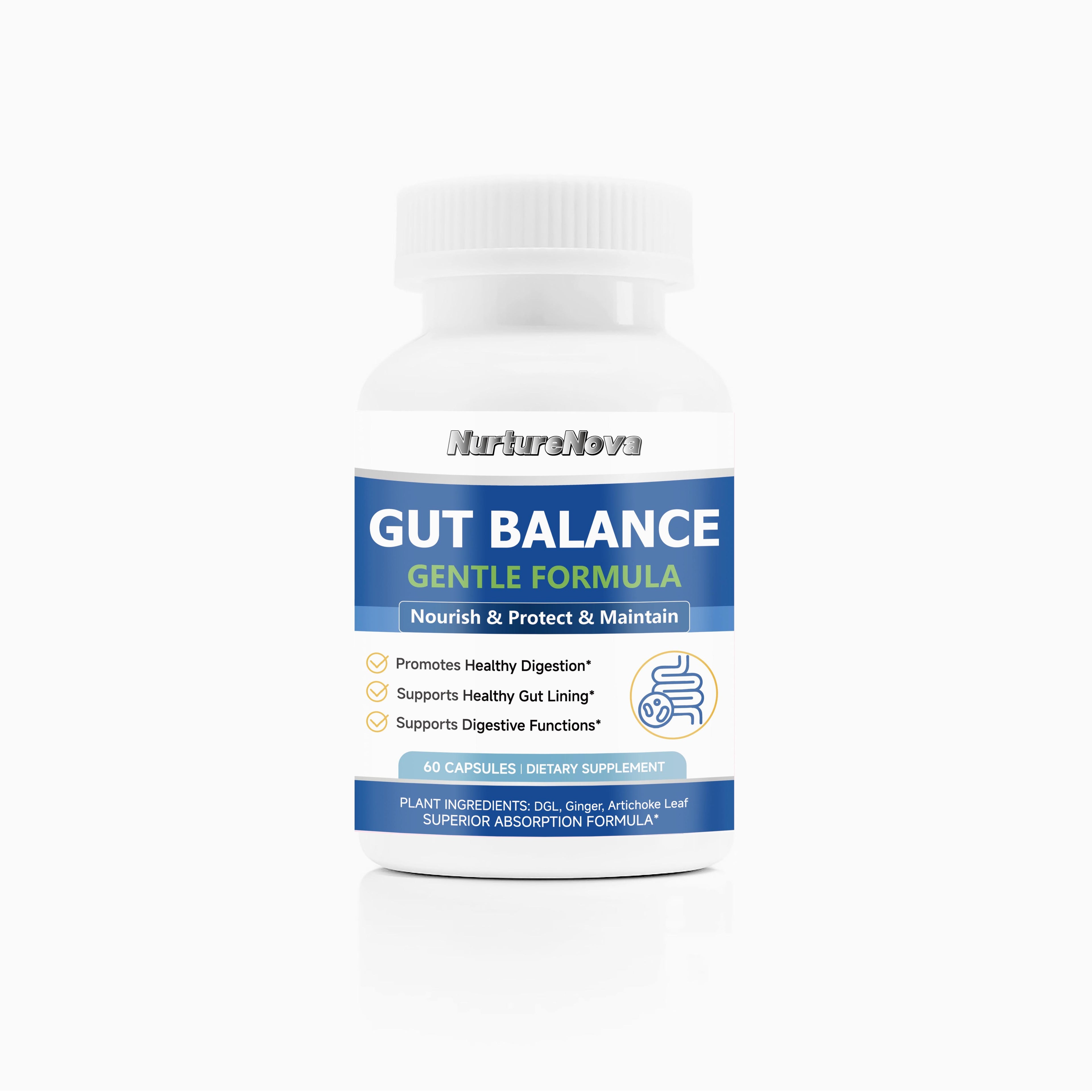 Gut Balance Capsules-Support Healthy Digestion|60ct|Dropship