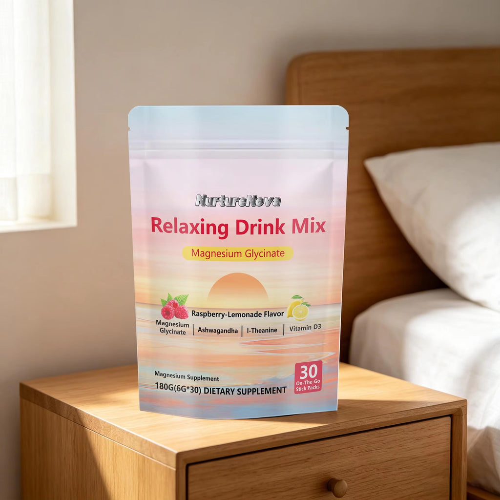Relaxing Drink Mix - Calm Stress Relief |30 Stick Packs|Dropship