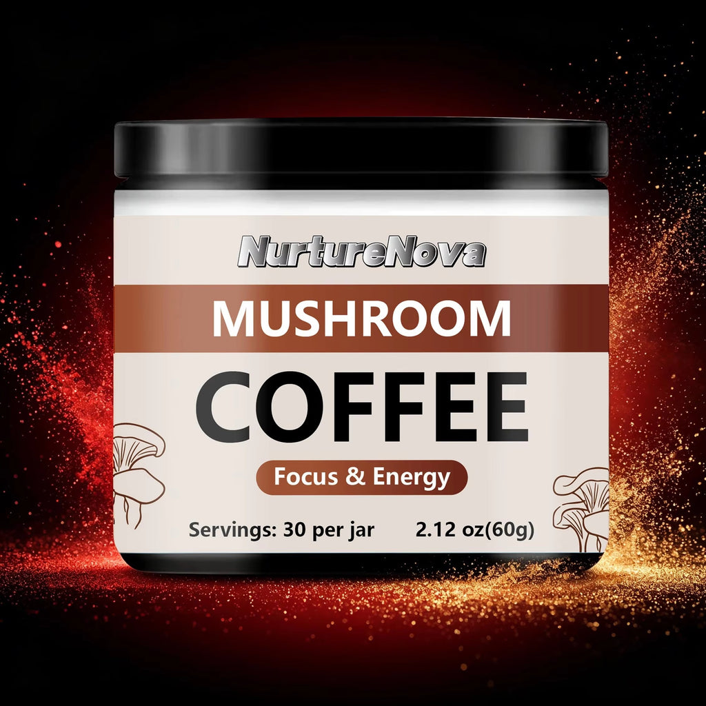 Mushroom Coffee Powder - Daily Energy Support | 60g | Dropship