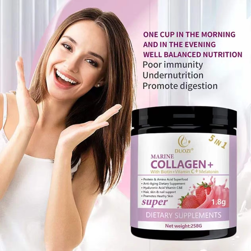 5 in 1 Collagen Powder - Hair Skin Nai Support | 258g | Dropship