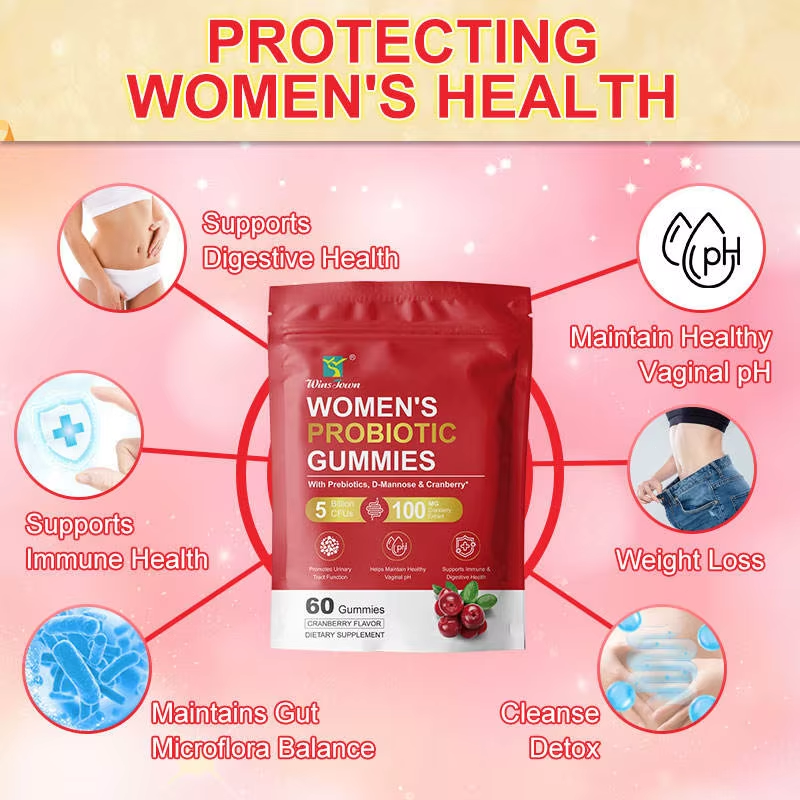 Women's Probiotic Gummies - Urinary & Digestive Support | 60ct | Dropship