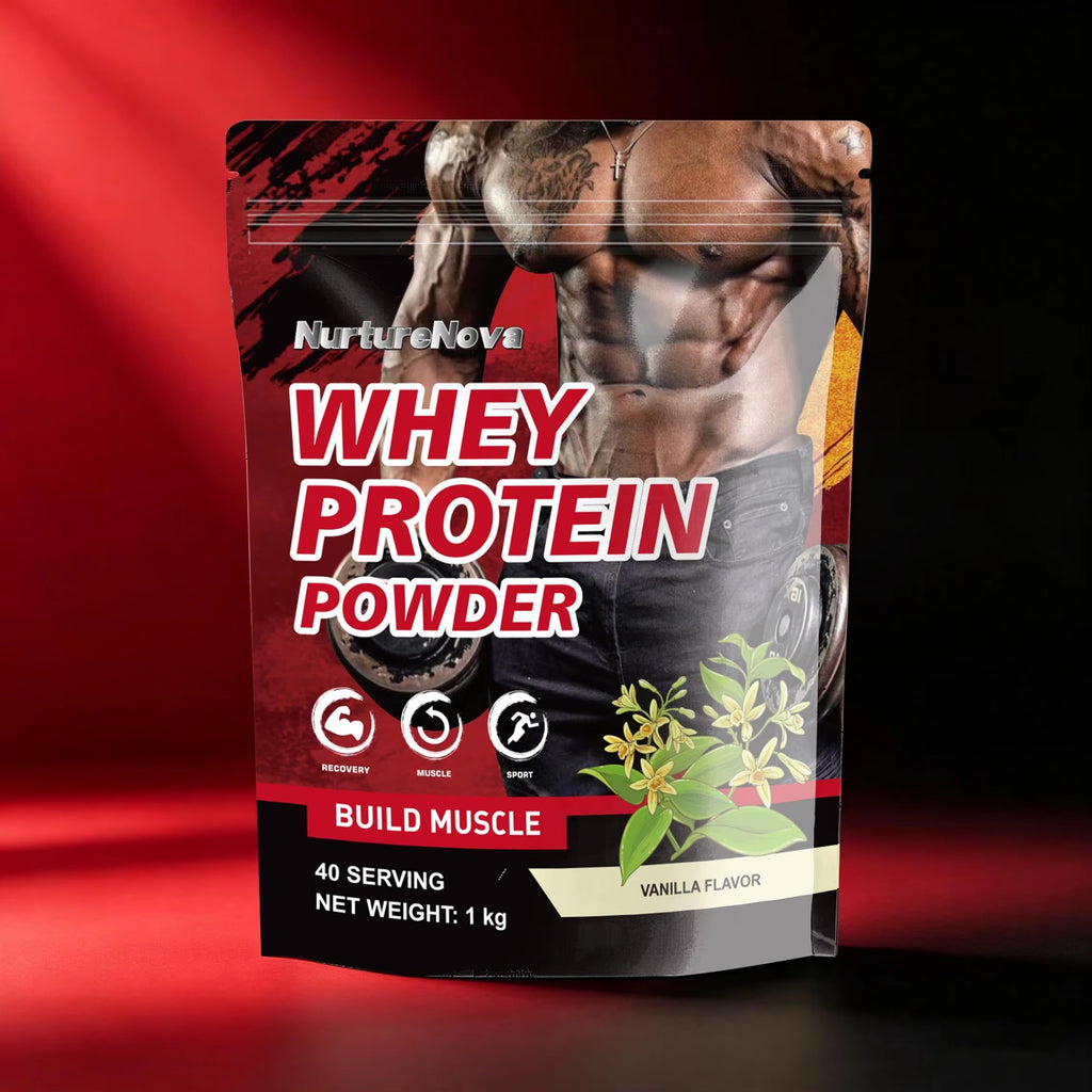 Vanilla Whey Protein Powder - Build Muscle |1kg| Dropship