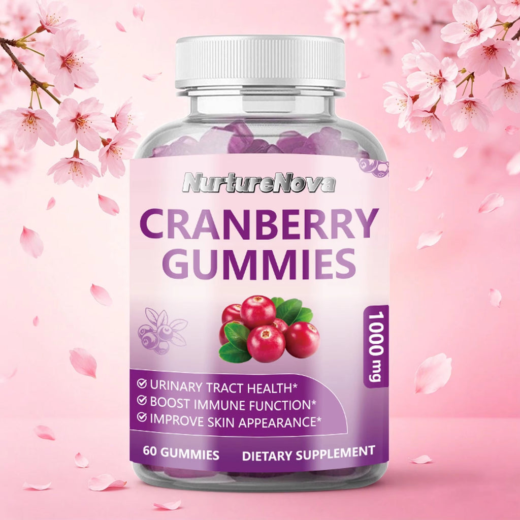 Cranberry Gummies - Support Skin Health | 60 Gummies | Dropship
