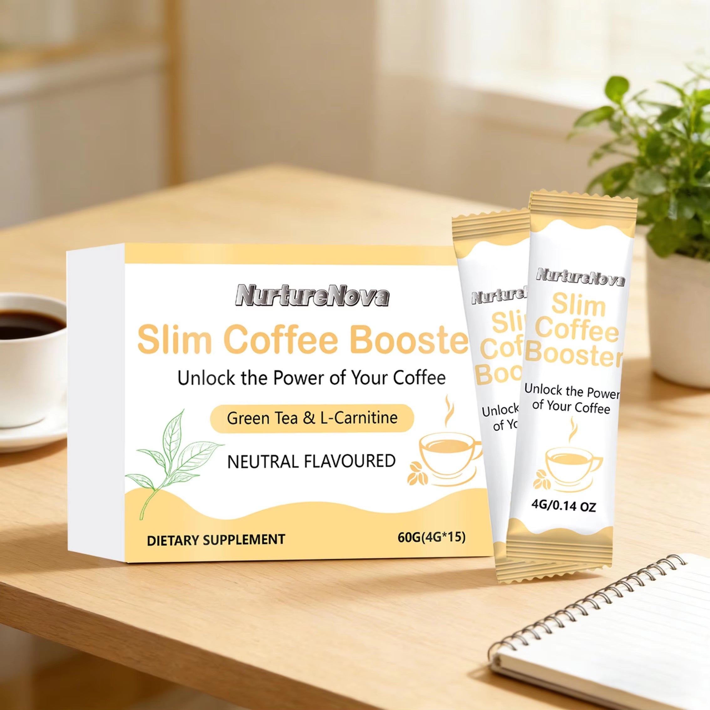 Slim Coffee Booster Powder - support fat burning| 15 Sticks | Dropship