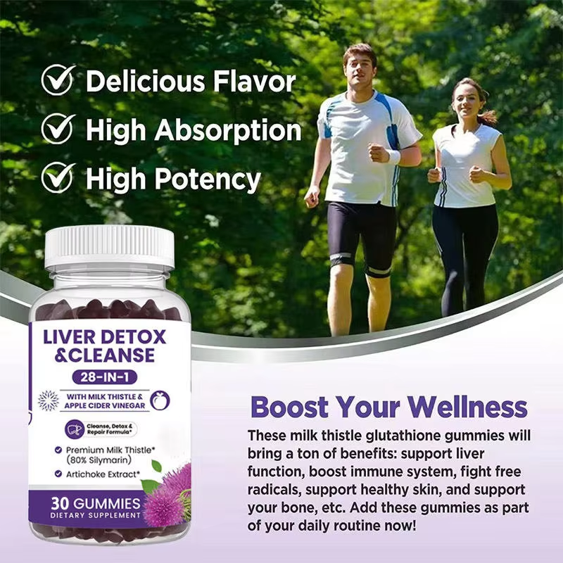 28-in-1 Liver Cleanse Gummies - Detox Support | 30ct | Dropship