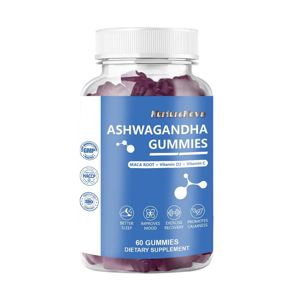 Ashwagandha Gummies - Mood Calm Sleep Support | 60 Gummies | Dropship