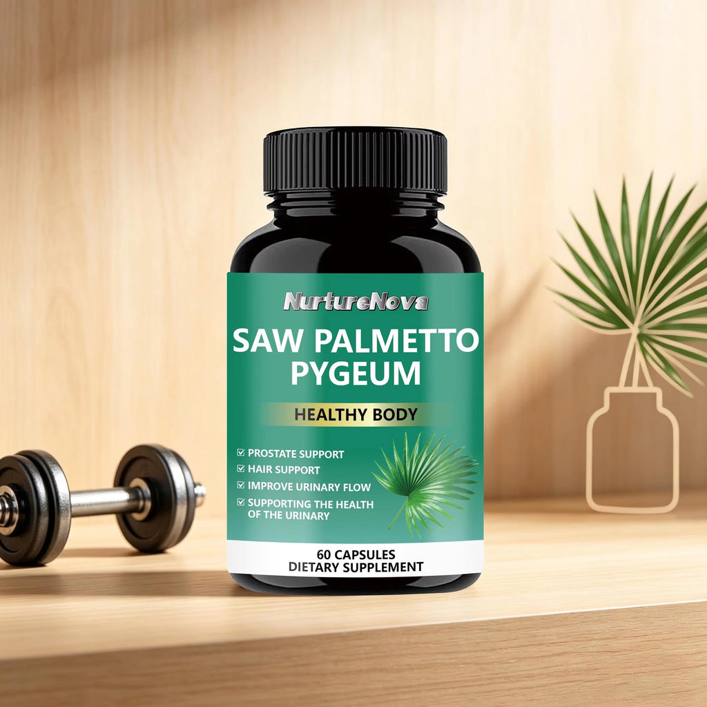 Saw Palmetto Pygeum Capsules - Prostate Support |60 Capsules|Dropship