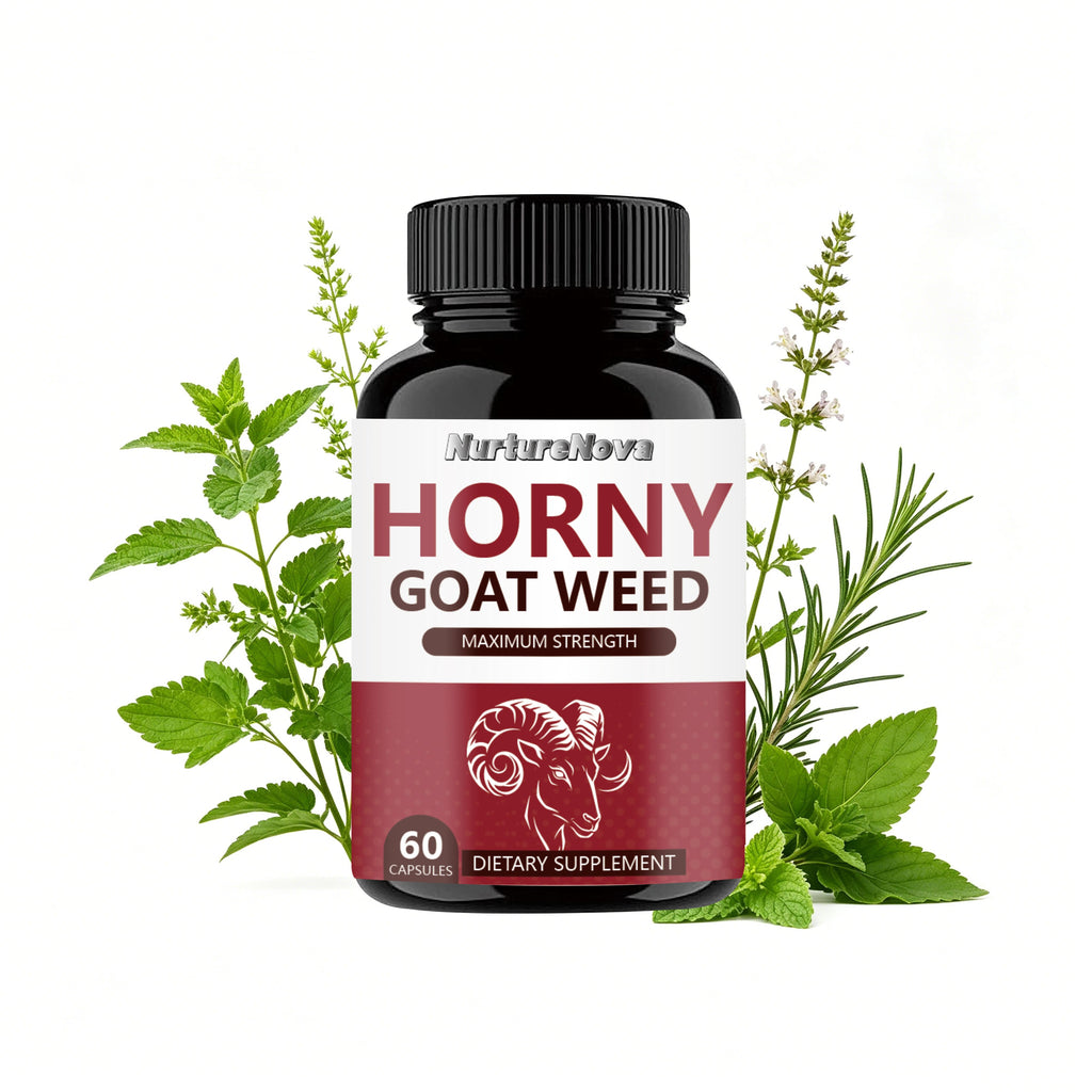Horny Goat Weed Capsules - Men's Vitality Strength|60Capsules|Dropship
