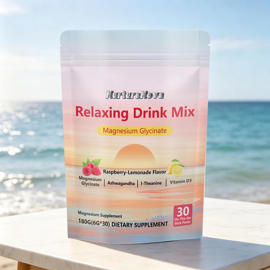Relaxing Drink Mix - Calm Stress Relief |30 Stick Packs|Dropship