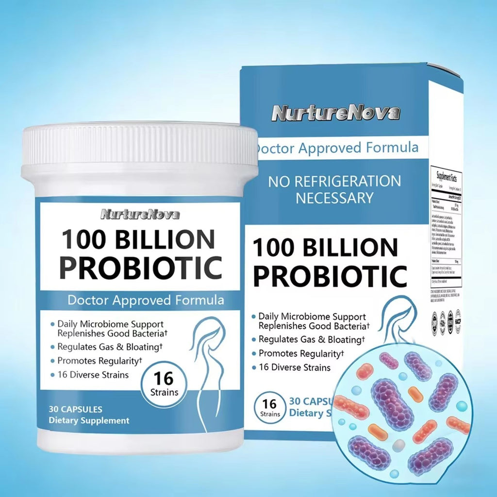 Probiotic Capsules - Health Digestive Support | 30 Capsules | Dropship