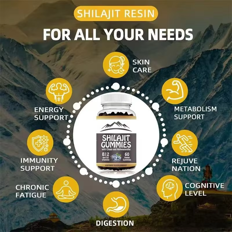 Shilajit Gummies - Wellness Support | 60ct | Dropship