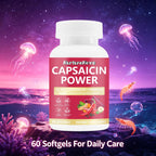 Capsaicin Power Softgels - Energy Support |60 Softgels|Dropship