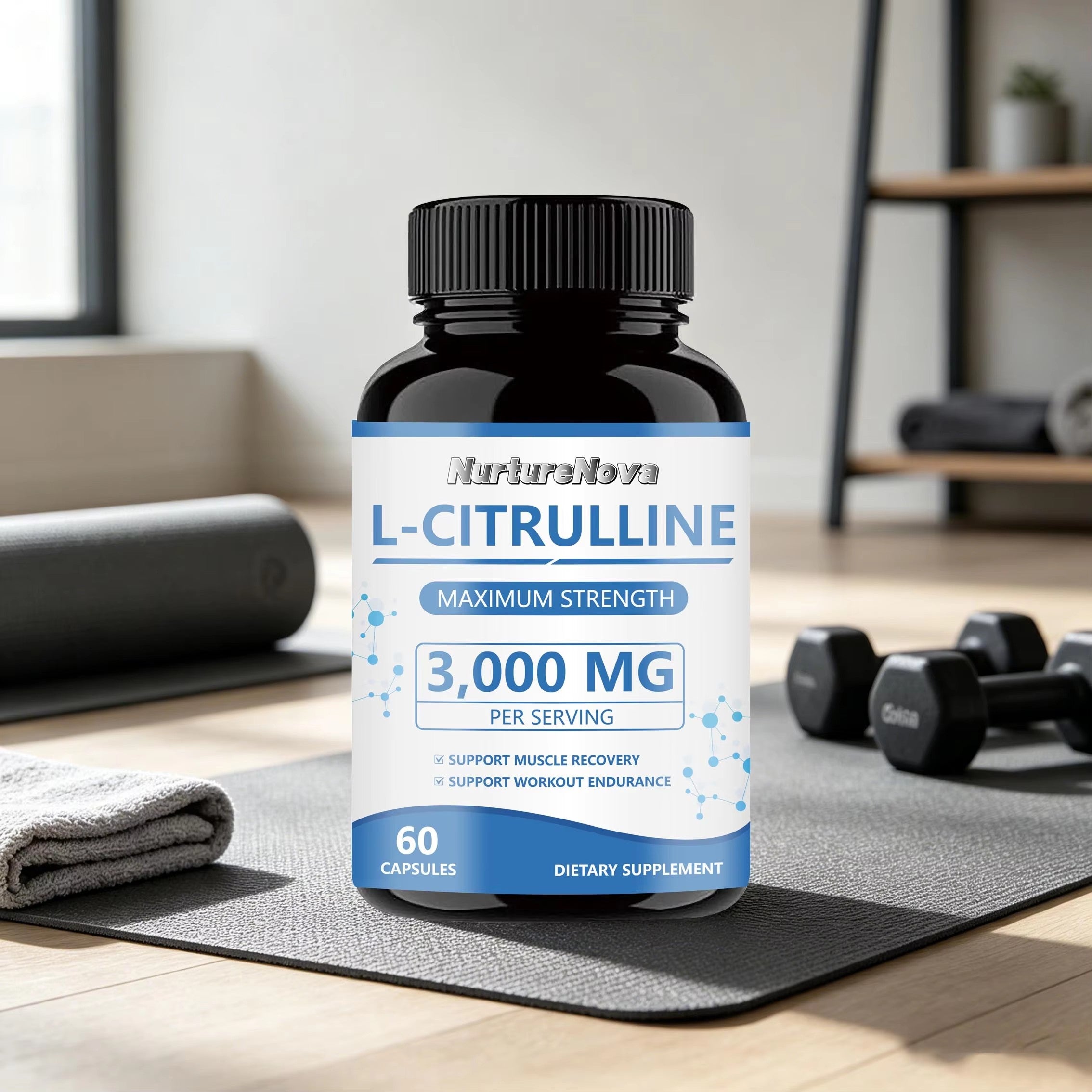 L-Citrulline Capsules - Muscle Recovery Support |60 Capsules| Dropship