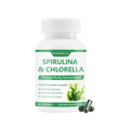 Spirulina & Chlorella Capsules Super Greens | 60ct | Dropship
