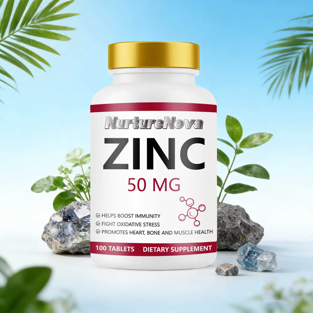 Zinc Tablets - Immune & Antioxidant Support | 50mg 100 Tablets | Dropship