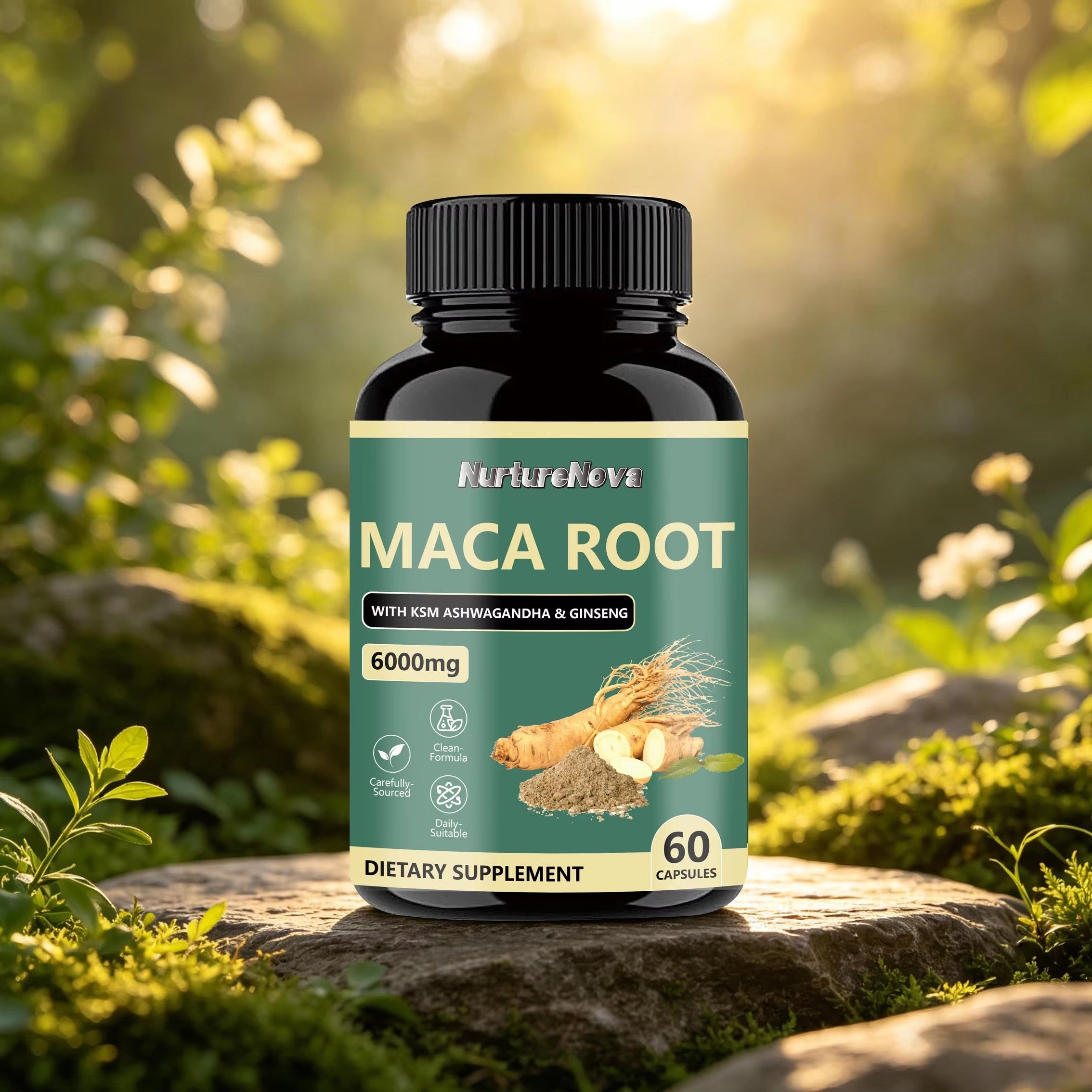 Maca Root Capsules-Support Daily Wellness|60ct|Dropship