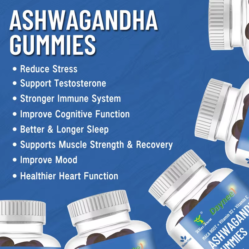 Ashwagandha Gummies - Mood & Sleep Support|60 Vegan Count|Dropship