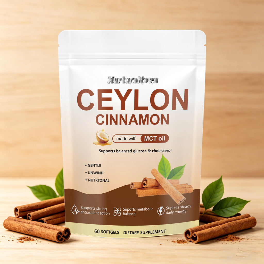 Ceylon Cinnamon Softgels - Glucose Balance|60 Softgels|Dropship