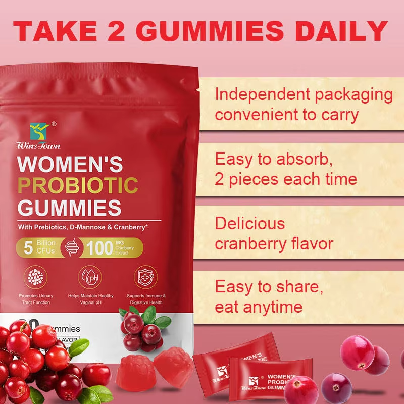 Women's Probiotic Gummies - Urinary & Digestive Support | 60ct | Dropship