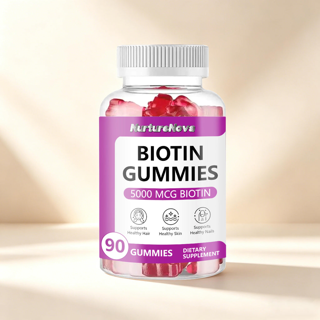 Biotin Gummies - Hair Skin Nail Support |90 Gummies|Dropship