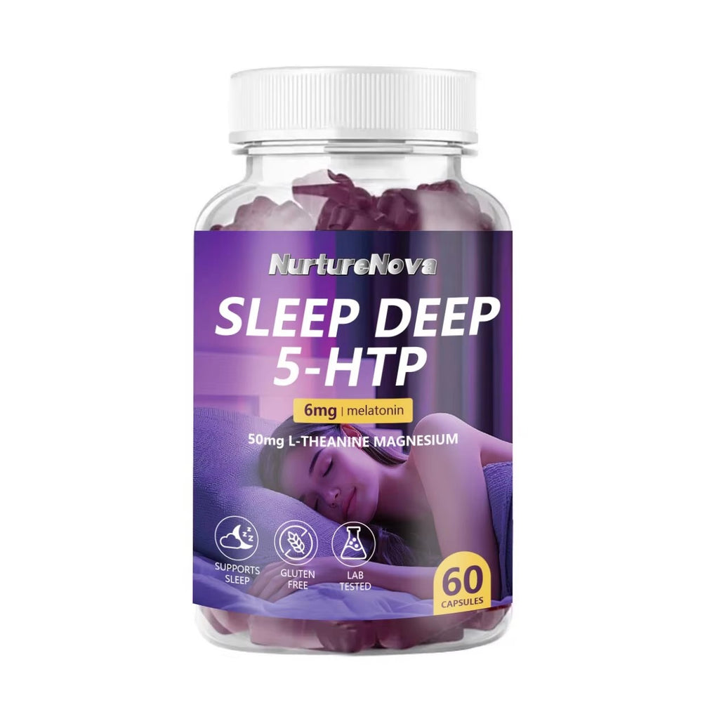 Sleep Deep 5-HTP Capsules - Restful Sleep Support |60 Capsules|Dropship