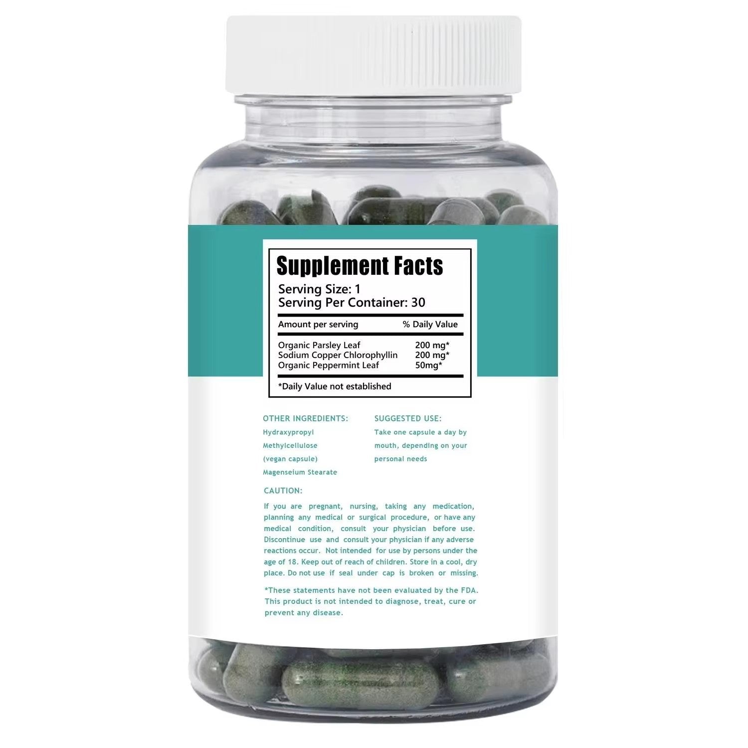 Natural Body Odor Capsules - Fresh Scent & Odor Control | 30ct | Dropship