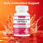 Astaxanthin Softgels - Eye & Skin Care Support |60 Softgels|Dropship