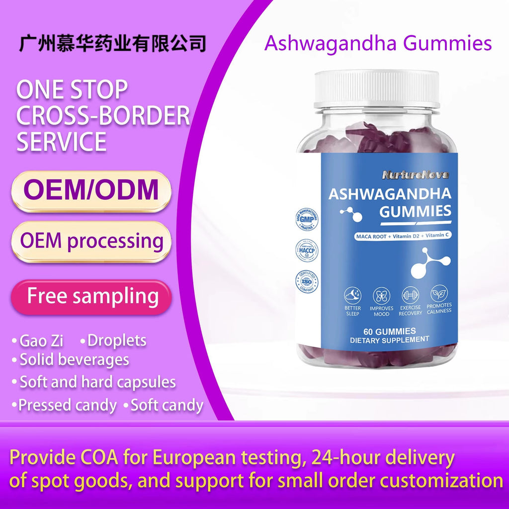Ashwagandha Gummies - Mood Calm Sleep Support | 60 Gummies | Dropship
