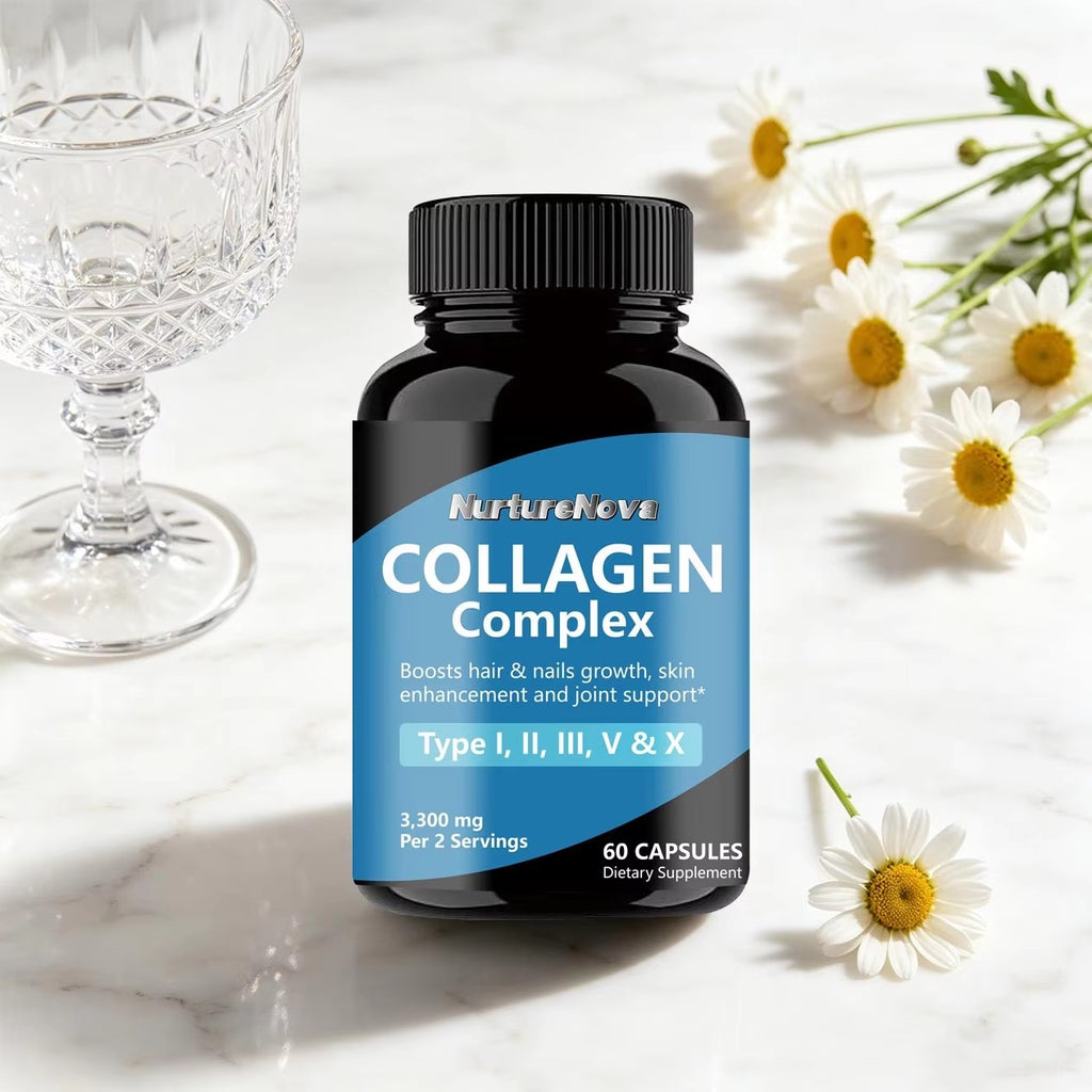 Collagen Complex Capsules - Skin Hair Nail Health|60 Capsules|Dropship