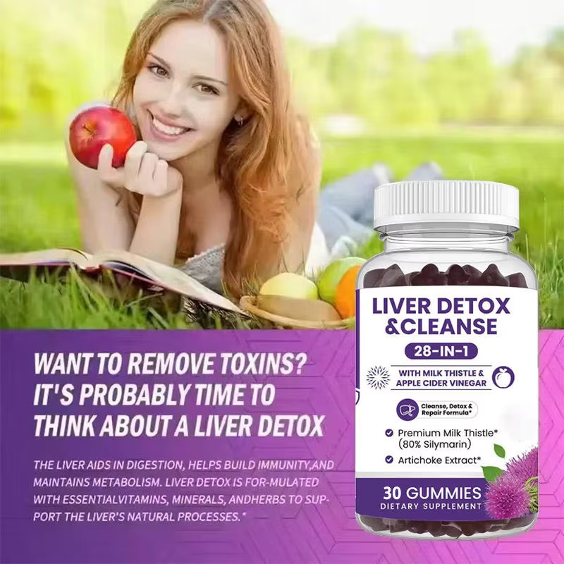 28-in-1 Liver Cleanse Gummies - Detox Support | 30ct | Dropship
