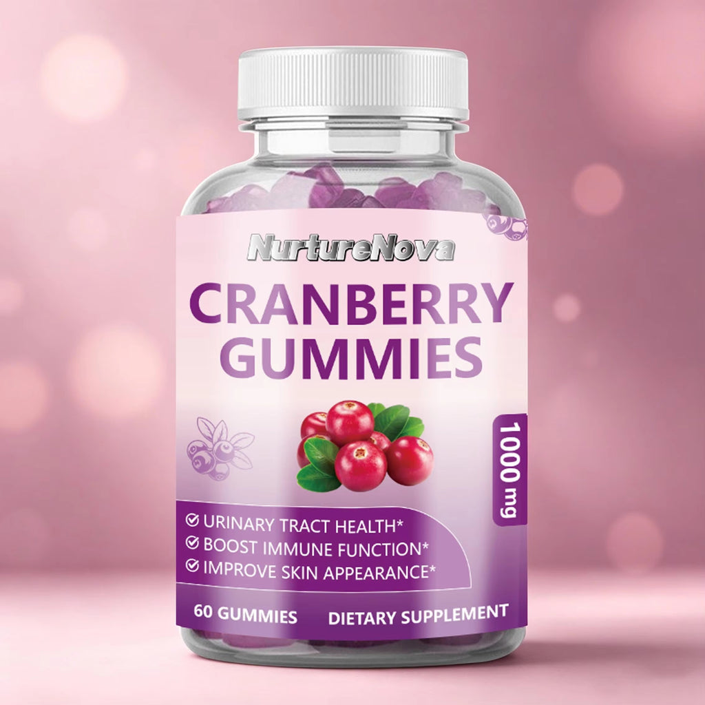 Cranberry Gummies - Support Skin Health | 60 Gummies | Dropship