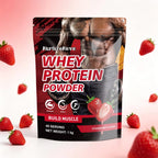 Strawberry Whey Protein Powder - Build Muscle | 1kg | Dropship