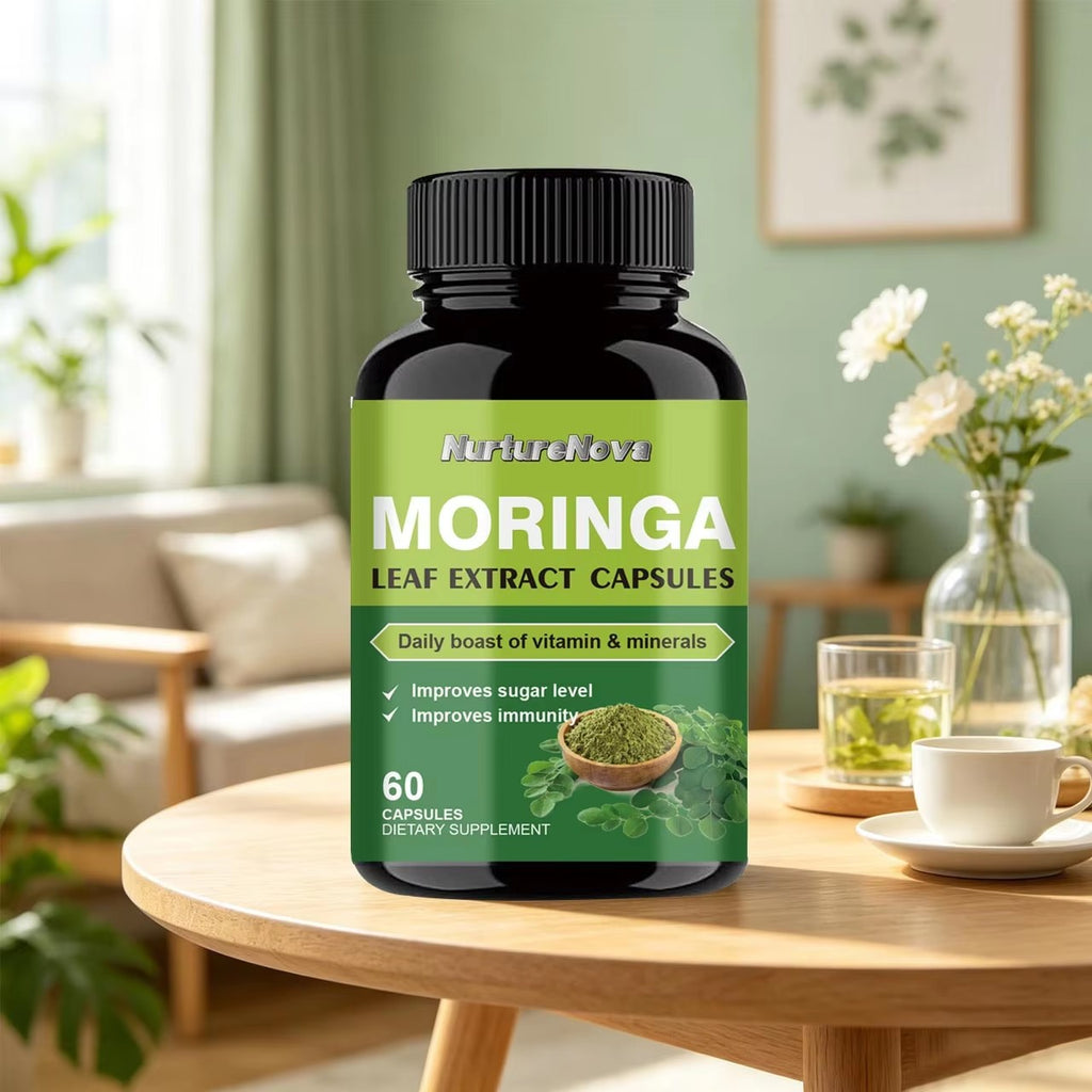 Moringa Capsules - Blood Sugar & Immune Support |60 Capsules|Dropship