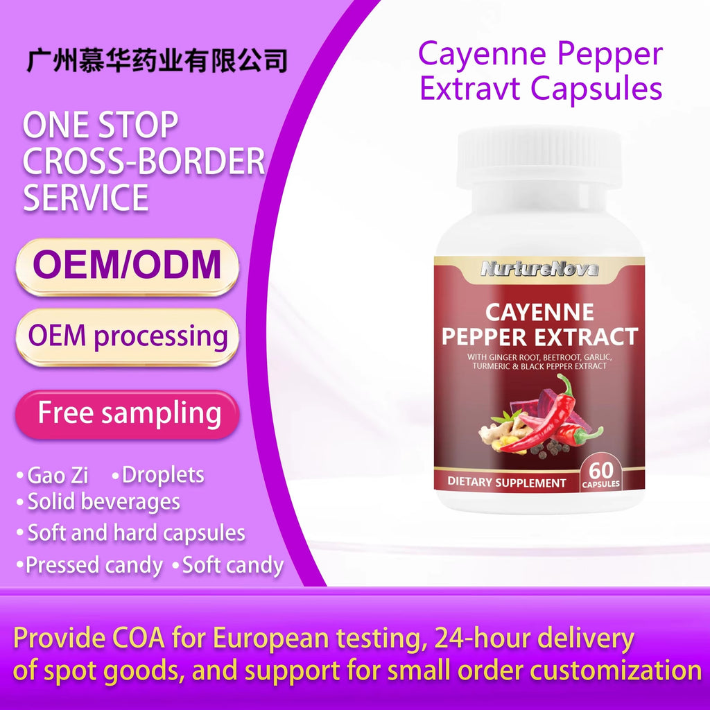 Cayenne Pepper Extract Capsules - Body Wellness|60 Capsules|Dropship