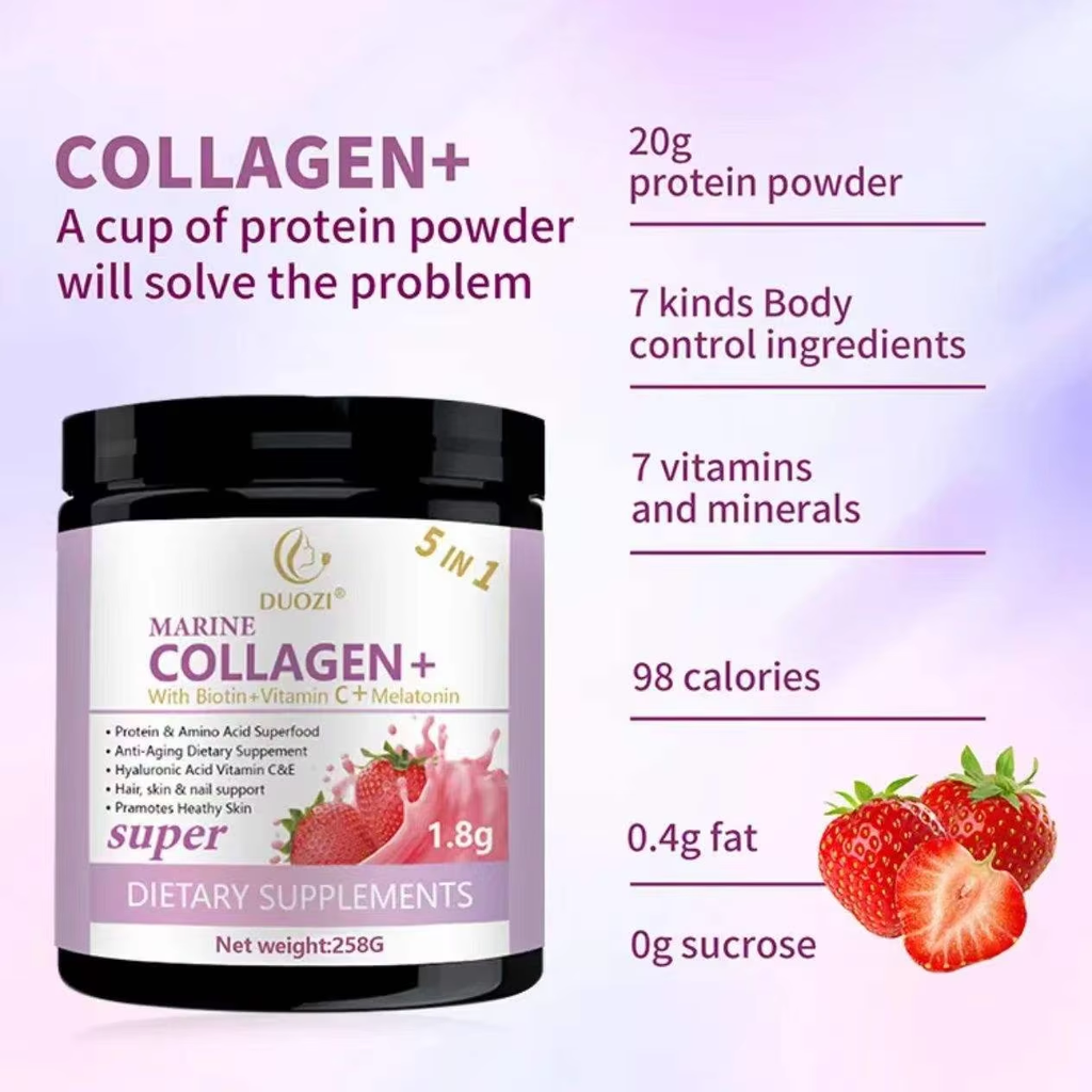 5 in 1 Collagen Powder - Hair Skin Nai Support | 258g | Dropship