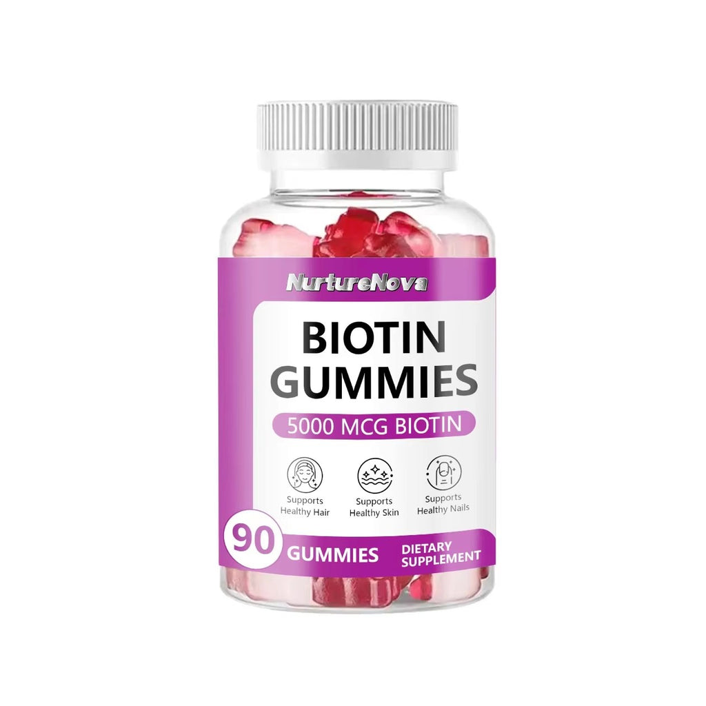 Biotin Gummies - Hair Skin Nail Support |90 Gummies|Dropship