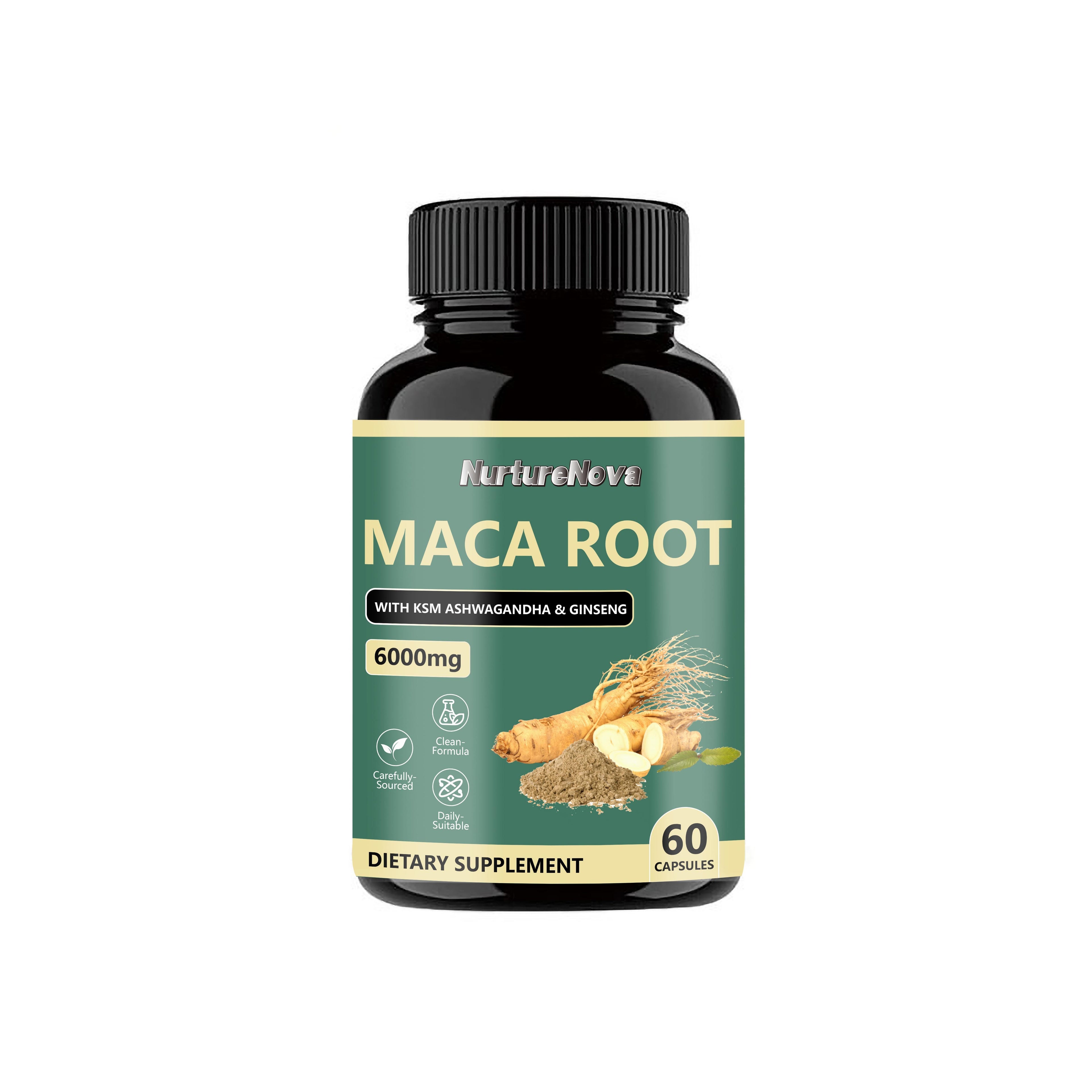 Maca Root Capsules-Support Daily Wellness|60ct|Dropship