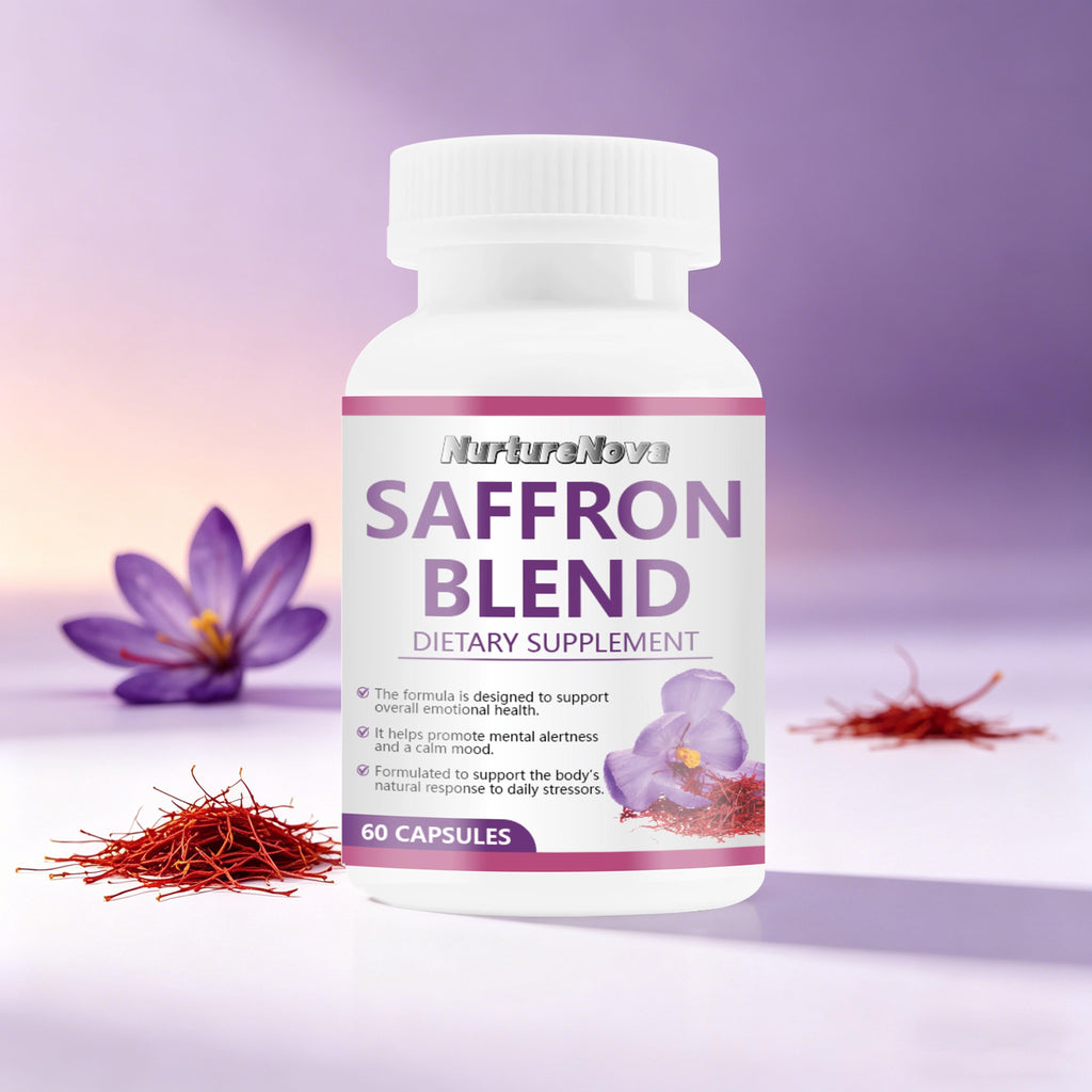Saffron Blend Capsules - Emotional Mood Support |60 Capsules|Dropship
