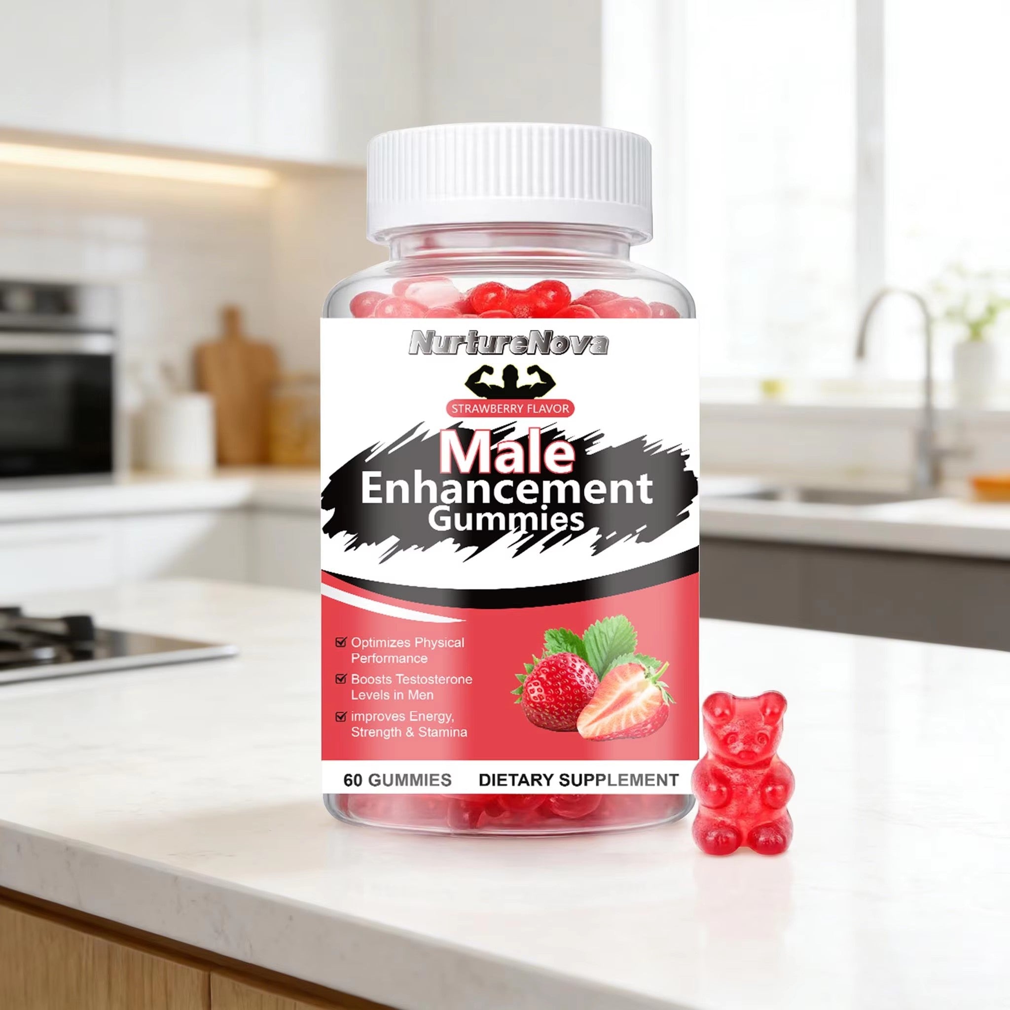 Male Enhancement Gummies-Support Men's Energy|60ct|Dropship