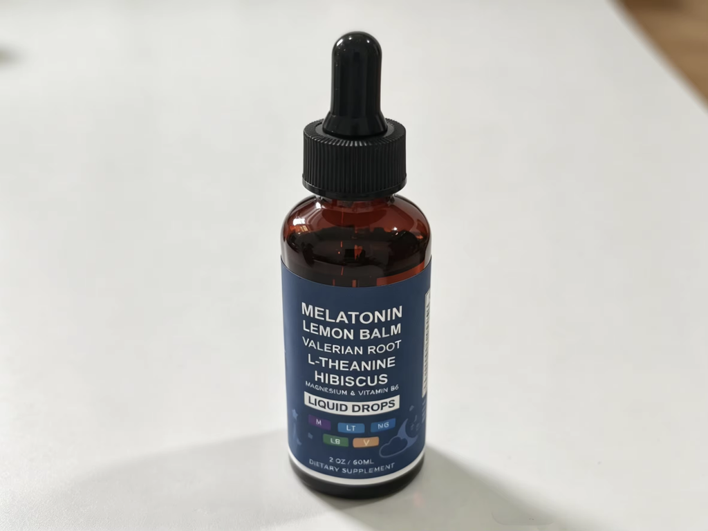 Melatonin Liquid Drops - Night Rest & Relax Support | 60ml | Dropship